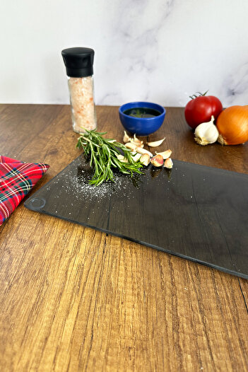 Decorita Cam Kesme Tahtası - Cam Kesme Tablası | Füme Cam | 17cm x 29cm