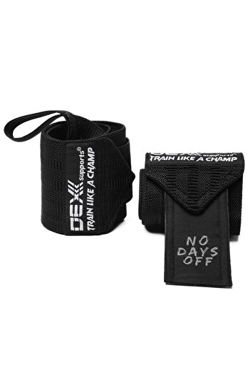 Dex Supports Lasting Energy Knee Wraps Sports Knee Brace + Wrist Wraps Legend Series Sports Bracelet 2 Pack