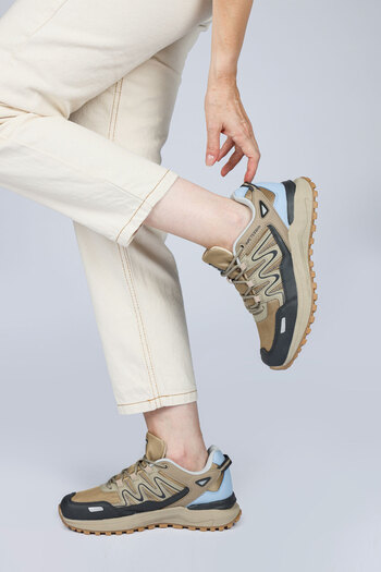 Jump 28792 Beige - Gray Women's Outdoor Sports Shoes