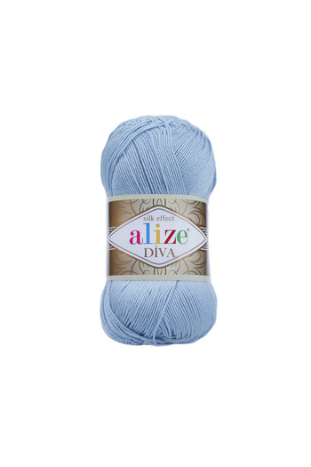 Alize Alize Diva 350 Синя Фрезія - 5 штук