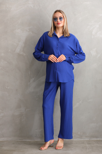 Miss Dünya Lissa Front Buttoned Maternity and Maternity Tunic Set
