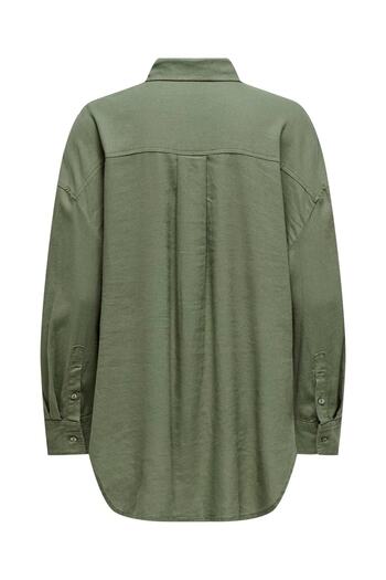 ONLY ONLCORINA-CARO L/S LOOSE SHIRT PNT Linen Shirt