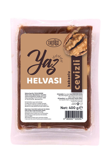 Eriş Helva 400 Gr Summer Halva with Walnut and Cocoa