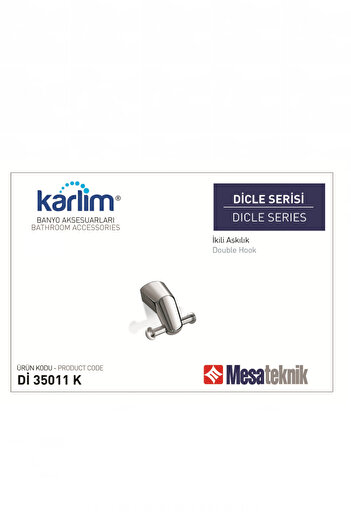 Boheme Διπλή κρεμάστρα σειράς Karlim Dicle