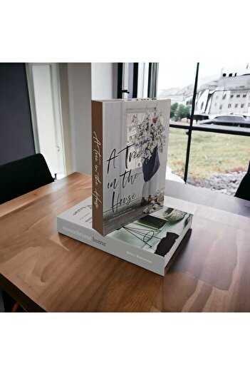 NARİBA Mono & A Tree 2-Piece Decorative Book Box Set