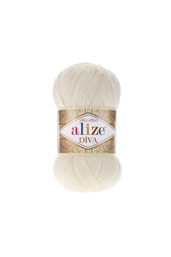 Alize Alize Diva 62 Ανοιχτό Κρεμ - 5 Τεμάχια