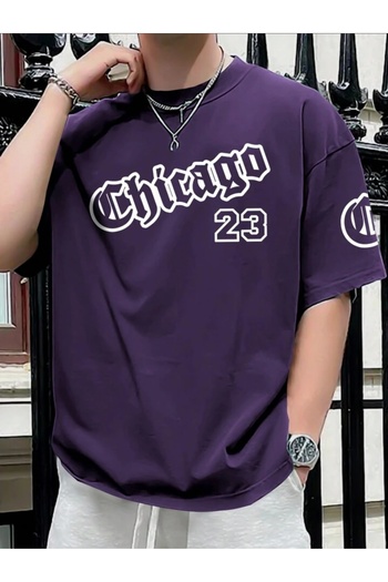 AFROGİYİM Unisex Chicago 23 Printed Oversize T-shirt