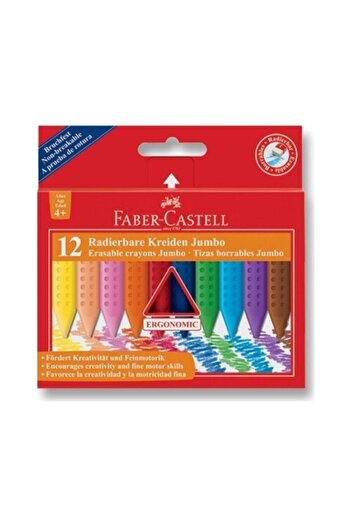Faber Castell Faber-castell Grip Jumbo Crayon 12 Colors