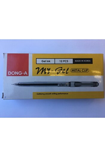 Dong-A My Gel 0.5mm Ince Iğne Uçlu Jel Kalem 12'li Mavi