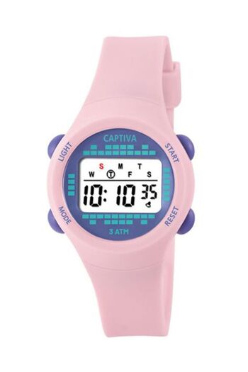captiva Digital 30 Meters Water Resistant Children's Wristwatch with Light Alarm and Stopwatch and Calendar 2247L