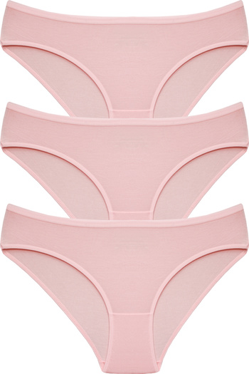 B'YOU life Bamboo Women's Panties - Powder, Pack of 3