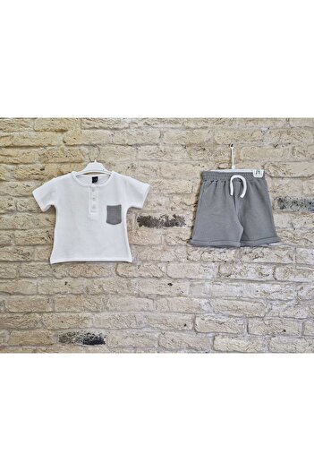 relax kids MEN'S SET WITH BUTTONED POCKET