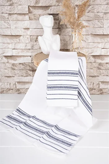 Baveno 100% Cotton Double 40x66 Cm Embroidered Patterned Hand & Face Towel/Towel Set Baveno