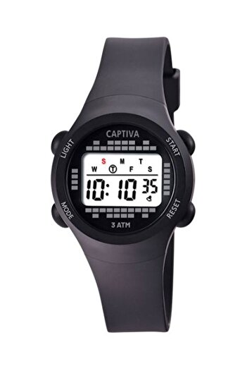 captiva Digital 30 Meters Water Resistant Children's Wristwatch with Light Alarm and Stopwatch and Calendar 2247L