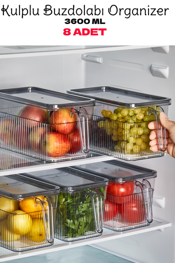 Open Home Concept 8-Piece Closet Organizer with Lid and Handle and Strainer