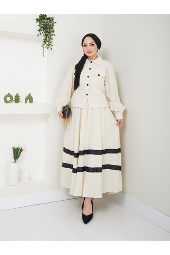 VOLT CLOTHİNG Women's Lined Linen Set