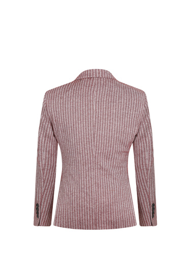 ACTUAL Slim Fit Blazer Single Jacket 7147-2 Claret Red
