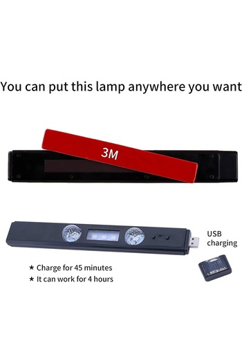 gaman D88 Atmosfer Ledi Araç İçi Kumandalı Sese Duyarlı 22 cm Çubuk Usb Led Tavan Aydınlatması