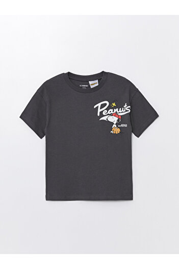 LC Waikiki Chlapecké tričko Crew Neck Peanuts s potiskem