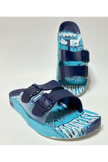 GEZER NON-SLIP ANATOMIC SOLE ADJUSTABLE BUCKLE BEACH, POOL, BALCONY, Terrace, BATHROOM, HOME AND STREET SLIPPERS