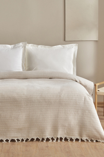 Karaca Home Celia Tek Kişilik Pike Bej