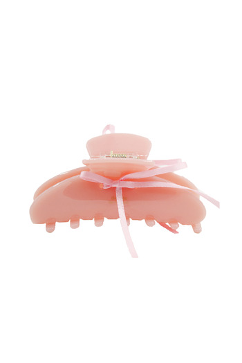 Roberta Lorenz Pink Bow Acetate Latch Buckle / 10 cm