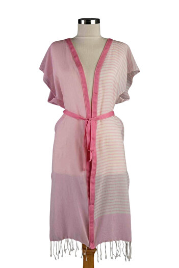 Dosimira Straight Striped Kimono