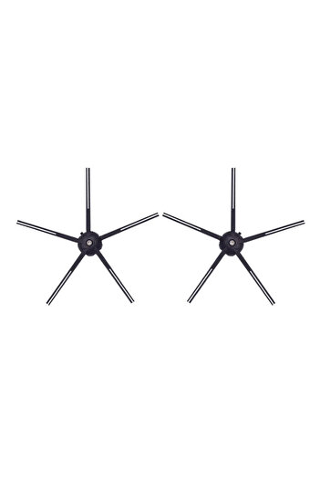 Nicetek Συμβατό με Roborock S7 MaxV / S7 MaxV Plus / S7 MaxV Ultra - 2 Πλαϊνές Βούρτσες