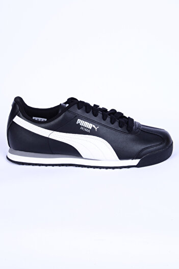 Puma 353572 -11 Ρωμαϊκή Δερμάτινη Ορθοπεδική Σόλα Μαύρο-άσπρο Sneaker Casual Ανδρικά Αθλητικά Παπούτσια