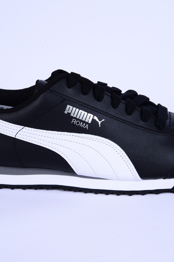 Puma 353572 -11 Ρωμαϊκή Δερμάτινη Ορθοπεδική Σόλα Μαύρο-άσπρο Sneaker Casual Ανδρικά Αθλητικά Παπούτσια
