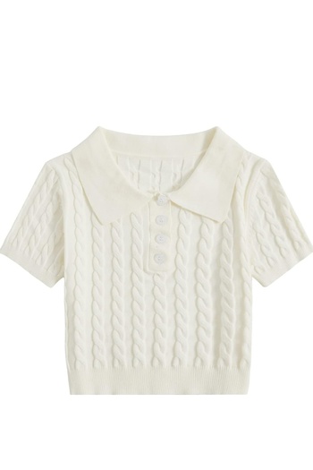 youknitwear you Pulover Mercer Polo Gât tricotaj