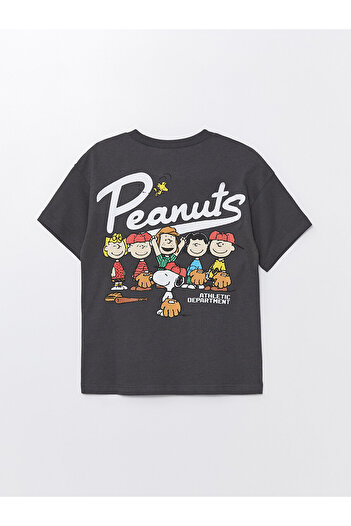 LC Waikiki Chlapecké tričko Crew Neck Peanuts s potiskem