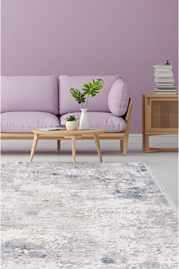 Artemis Halı Romantik - 02436B - Gri Mavi