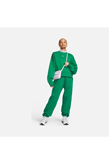 Nike Γυναικείο φούτερ Phoenix Fleece Yeşil Polarlı Over-Oversized - DQ5761