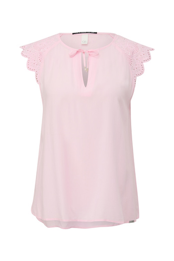 QS by s.Oliver Women's Pink Viscose Blouse