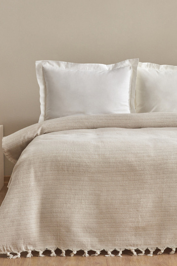 Karaca Home Celia Tek Kişilik Pike Bej