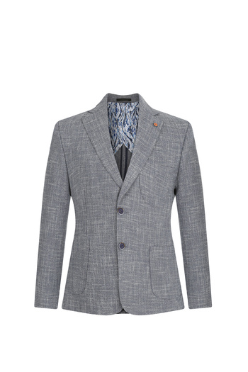 ACTUAL Slim Fit Blazer Single Jacket 7145-5 Navy