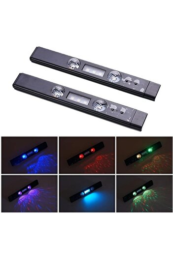 gaman D88 Atmosfer Ledi Araç İçi Kumandalı Sese Duyarlı 22 cm Çubuk Usb Led Tavan Aydınlatması