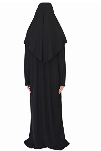 ZEHRANAZ NAMAZ ELBİSESİ ΜΑΥΡΟ ΦΟΡΕΜΑ ΠΡΟΣΕΥΧΗΣ ΜΟΝΤΕΛΟ ΧΩΡΙΣ ΦΕΡΜΟΥΑΡ