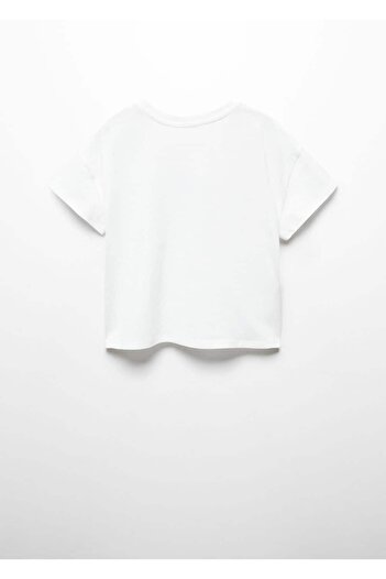 MANGO Kids T-Shirt mit Textstickerei