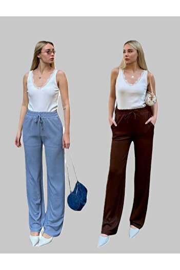 AFROGİYİM Women's Relaxed Cut 2-Piece Pants