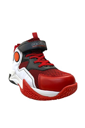 pepino Orthopedic 1656 Model Kids Basketball Shoes - Red/White/Black