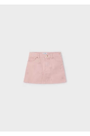 MAYORAL Girl's Denim Skirt pink