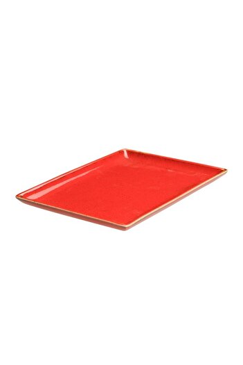 Porland Seasons Kırmızı Kahvaltı Tabağı 18 Cm