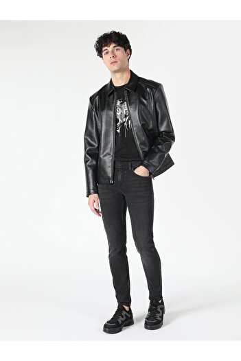 Colin's Alex 040 Skinny Fit Black Men's Jeans - Low Waist, Tight Leg Cl 1062299