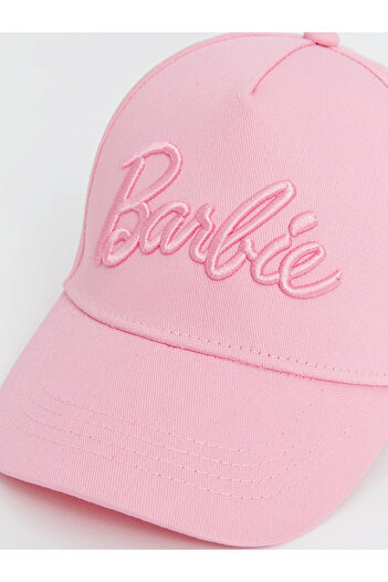 LC Waikiki Barbie Nakışlı Kız Çocuk Kep Şapka