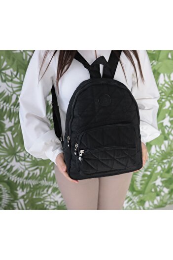 Elentra Black, Waterproof, Wrinkle Waterproof, Trend Suggestion, Backpack, Three Compartment, Hiking Bag