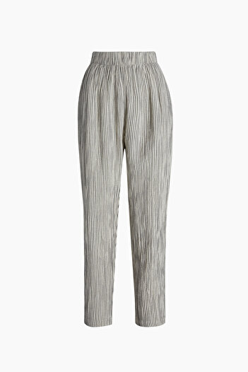 İKİKIZ Striped Crinkle Slouchy Pants