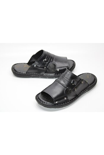 casso 100% GENUINE LEATHER ORTHOPEDIC SOFT MASSAGE SOLE MEN'S HOME-WORK-STREET SLIPPERS