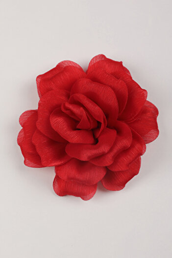 Melike Tatar RED Glitter Flower Brooch